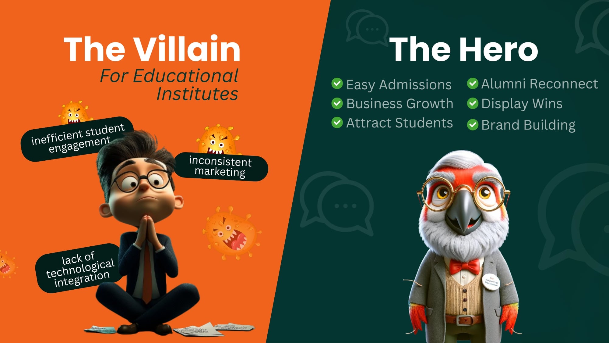 Introducing the Villain: The Challenges Educational Institutions Face